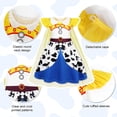 thumbnail image 5 of Benylion Cowgirl Dress Halloween Jessie Costume with cape for Toddler Girls Birthday Party Role Play Outfit for 11-12 years, 5 of 6