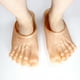 thumbnail image 3 of Pantuflas divertidas Naiovety de pies desnudos color de piel para fiestas de Halloween, 3 of 6