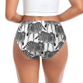 thumbnail image 3 of Womens Underwear - No Show Seamless Underwear for Women, cool zebra black white Soft Stretch Women's Panties, Hipster Ladies Panties Breathable Bikini Underwear Briefs, 3 of 6