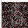 thumbnail image 4 of Soimoi Floral Print, Velvet Fabric, Decor Sewing Fabric by The Yard 54 Inch Wide,Decorative Fabric for Upholstery and Home Accents, Black & White, 4 of 6