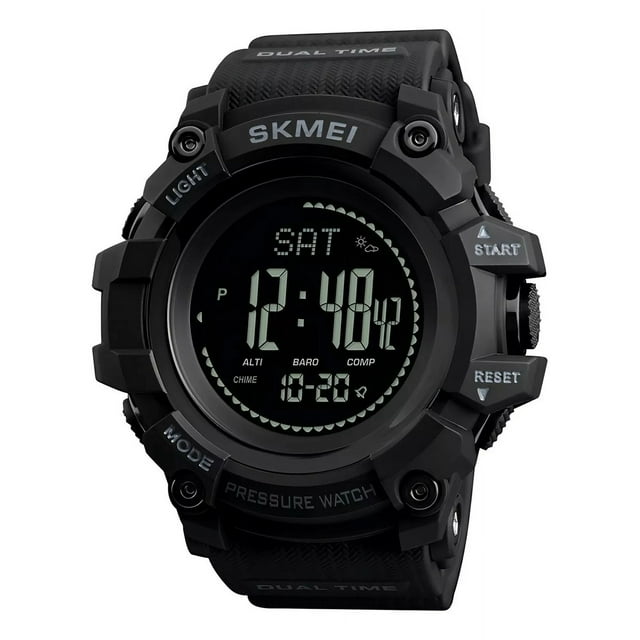 Reloj pulsera digital Skmei 1358 con correa de poliuretano color negro