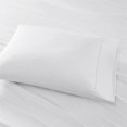 thumbnail image 4 of Madison Park Cotton Polyester Cross Weave Sateen Sheet Set in White, 4 of 7
