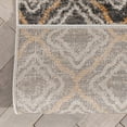 thumbnail image 3 of Well Woven Custom Size Runner - Choose Your Length - Rohen Grey & Golden Rust Moroccan Trellis 27 Inches Wide x 85 Feet Long Runner (27" x 85' Runner) Rug, 3 of 6
