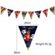thumbnail image 2 of Adorno De Celebración Los fanáticos de la bandera de papel tiran de flores recuerdos colgantes banderas para decoración (jugador) Likrtyny Para Estrenar, 2 of 6