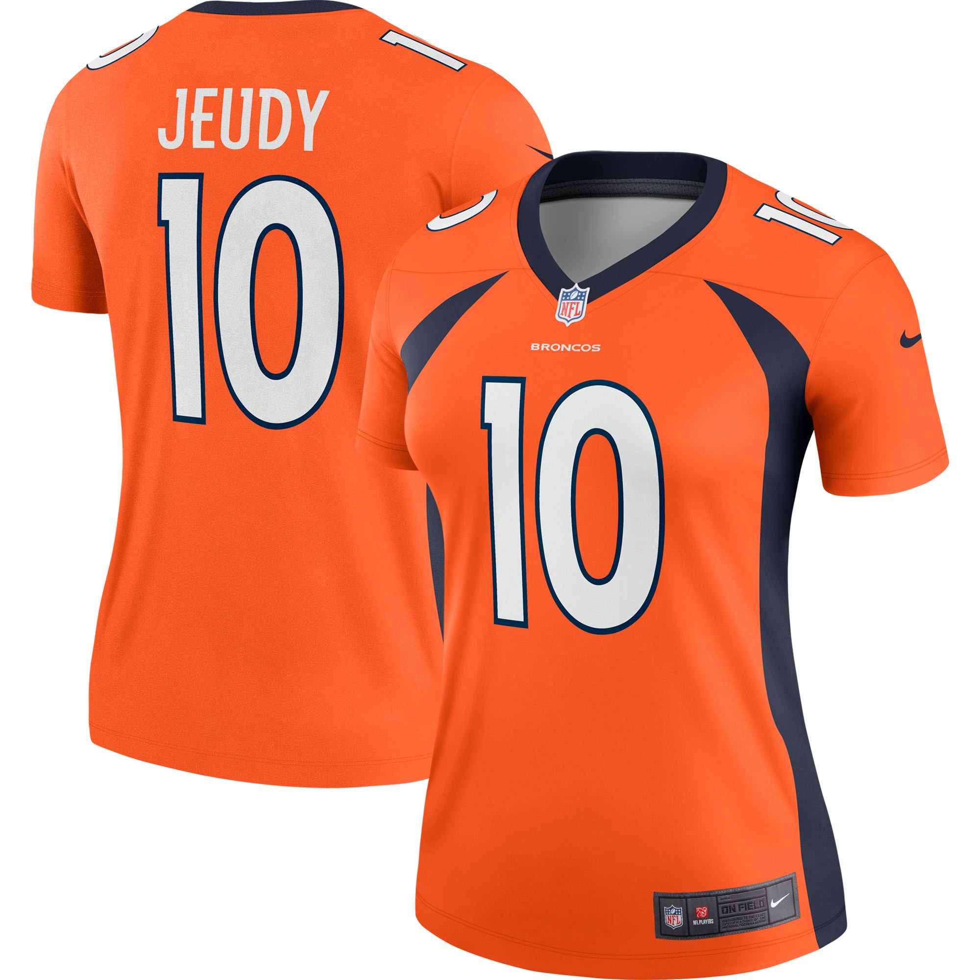 Denver Broncos Nike Vapor Untouchable Elite Custom Color Rush Jersey -  Orange