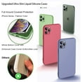 thumbnail image 2 of Shockproof Liquid Silicone Case for iPhone 11 Pro Max, Anti-Scratch & Fingerprint, Microfiber Liner Shockproof Slim Gel Rubber Full Body Cover Protection for iPhone 11 Pro Max 6.5 Inch, Lavender Grey, 2 of 11