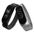 thumbnail image 4 of Adecuado para Mi Band 4 Correa Mi 3 Correa de muñeca de metal Correa de malla milanesa magnética de acero inoxidable de repuesto, 4 of 4