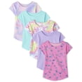thumbnail image 1 of Camiseta The Children's Place Shirttail Tee para niñas Beach Plum, 1 of 1