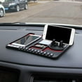 thumbnail image 3 of jinwen Car Dashboard Anti-Slip Mat Silicone Temporary Parking Card Number Red, 3 of 7