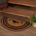 thumbnail image 2 of VHC Brands-1PK Kettle Grove Jute Braided Rug Half Circle 16.5\"x33\" with Rug Pad VHC Brands, 2 of 11