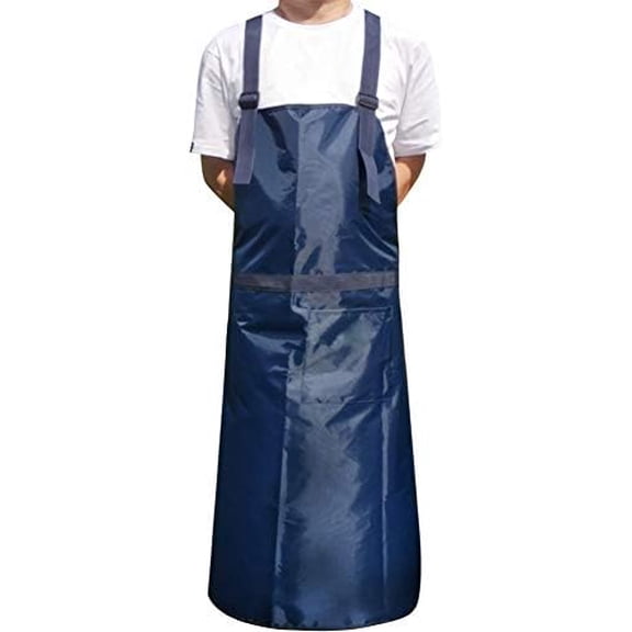 Trimmer Safety Chaps with Pocket Adjustable Straps Waterproof Weeding Apron for Grass Trimmer Garden Work Apron Bib