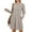 Coffee, variant on UVN Fall Dresses for Women Long Sleeve Casual Winter Dress with Pockets Buttons Side Tunic Dress