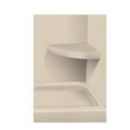 thumbnail image 2 of Transolid 14" x 14" Solid Surface Wall-Mount Corner Decor Shower Seat, Available in Various Colors, 2 of 7