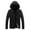 Black, variant on qelini Mens Puffer Jacket Long Sleeve Coats Solid Hooded Zip up Jackets Casual Warm Outerwear with Pockets
