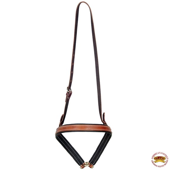 Hilason Western American Leather Horse Noseband Brown