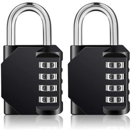 Cadenas à Combinaison 5 Cadrans Lettres - Serrure Gym École Vélo Bleu - 100000 Combinaisons