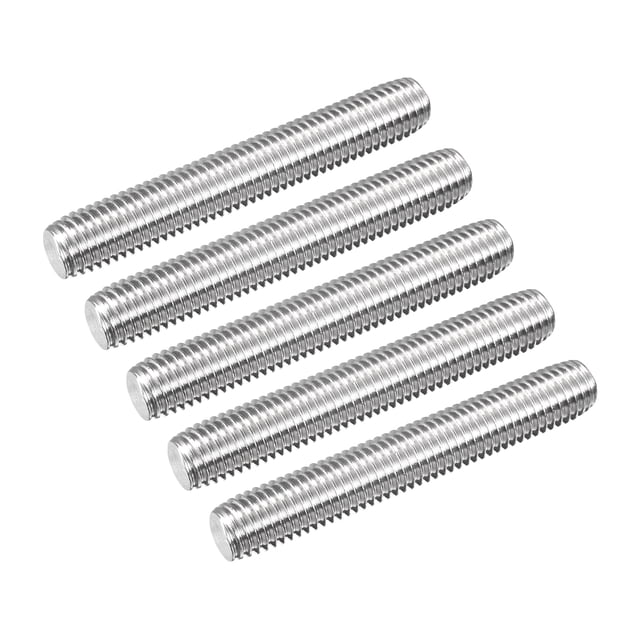Unique Bargains Fully Threaded Rod M14 x 90mm 2mm Thread Pitch 304 Stainless Steel Right Hand Threaded Rods Bar Studs 5 Pack