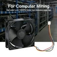 thumbnail image 4 of Ouitble Ventilador de refrigeración 7000RPM Wind‑Force 4 Pin Ventilador de refrigeración 250.3CFM Ventilador de refrigeración de disipación de Calor rápida para Antminer, 4 of 5