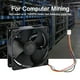 thumbnail image 5 of Ventilador de refrigeración Windforce de 4 pines de 7000RPM, ventilador de refrigeración de disipación de calor rápida de 250,3CFM para Antminer, 5 of 14