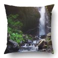 thumbnail image 1 of Funda de almohada ABPHQTO Cascada y Río en El Bosque Tropical Profundo 50x50 cm, 1 of 1