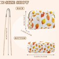 thumbnail image 4 of FORMRS Women Crossbody Purse with Chain Strap Vegan Leather Shoulder Handbag, Orange Leaves, 4 of 7