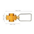 thumbnail image 4 of Robinet Adaptateur de Conversion de Réservoir de Gaz pour le Camping Randonnée Pêche, 4 of 6