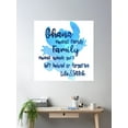 thumbnail image 2 of Ohana Means Family Poster Wall Art, Modern Wall Decor For Living Room Bedroom, 30x30 UNFRAMED, 2 of 3