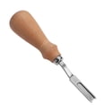 thumbnail image 2 of Bearachild Práctico biselador de bordes para manualidades de cuero, 1 unidad, cuchillo biselador, herramienta artesanal de corte artesanal con mango de Suministros de marroquinería Bearachild HA6156-00B, 2 of 6