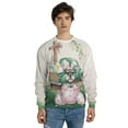 thumbnail image 4 of Easter Egg Schnauzer Bunny Ear Welcome Spring Truck All Over Print 3D Sweatshirt Unisex Merch Miniature Schnauzer Dog Lover - 12002, 4 of 6