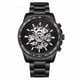 thumbnail image 5 of Reloj mecánico de acero hueco para hombre, reloj de pulsera mecánico con puntero redondo, 5 of 5