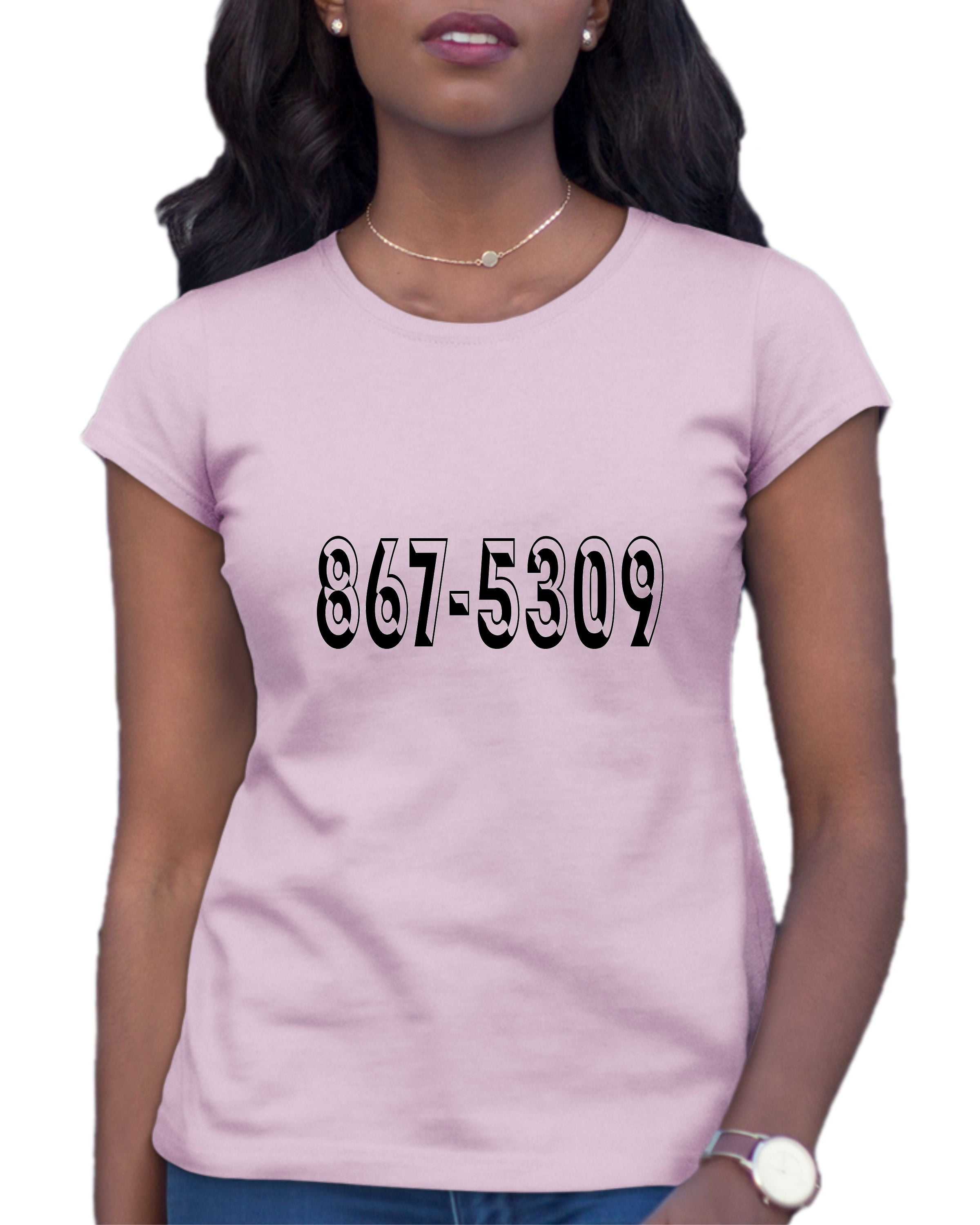 Afslut Uforenelig Eller enten Womens 8675309 Funny Retro 80's T-Shirt - Walmart.com