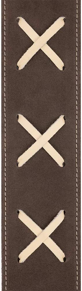 D'Addario Vintage Suede Guitar Strap, Brown