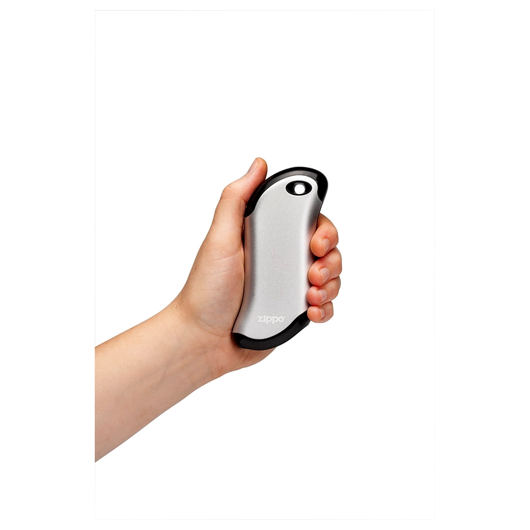 Zippo Silver HeatBank 9s Rechargeable Hand Warmer