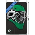 thumbnail image 2 of NHL Dallas Stars - Mask 16 Wall Poster with Push Pins, 14.725" x 22.375", 2 of 3