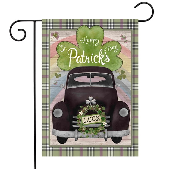 Briarwood Lane St. Patricks Day Garden Flag 12x18 For Outdoor St Pat's Pickup For St. Patricks Day Garden Flag Flags For Outside