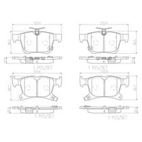 Brembo Rear Brake Pad Set Ceramic NAO P11043N For Chrysler Pacifica 2017-2019