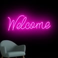 thumbnail image 5 of Handmadetneonsign Welcome Neon Sign, Welcome Neon Sign, Welcome Open Wall Art Decor, House Wall Decor 51480, 5 of 5