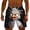 Black, variant on Ynynloco Men's Funny Cartoon Print Trunks Quick Dry Beach Shorts Swim Trunks with Drawstring