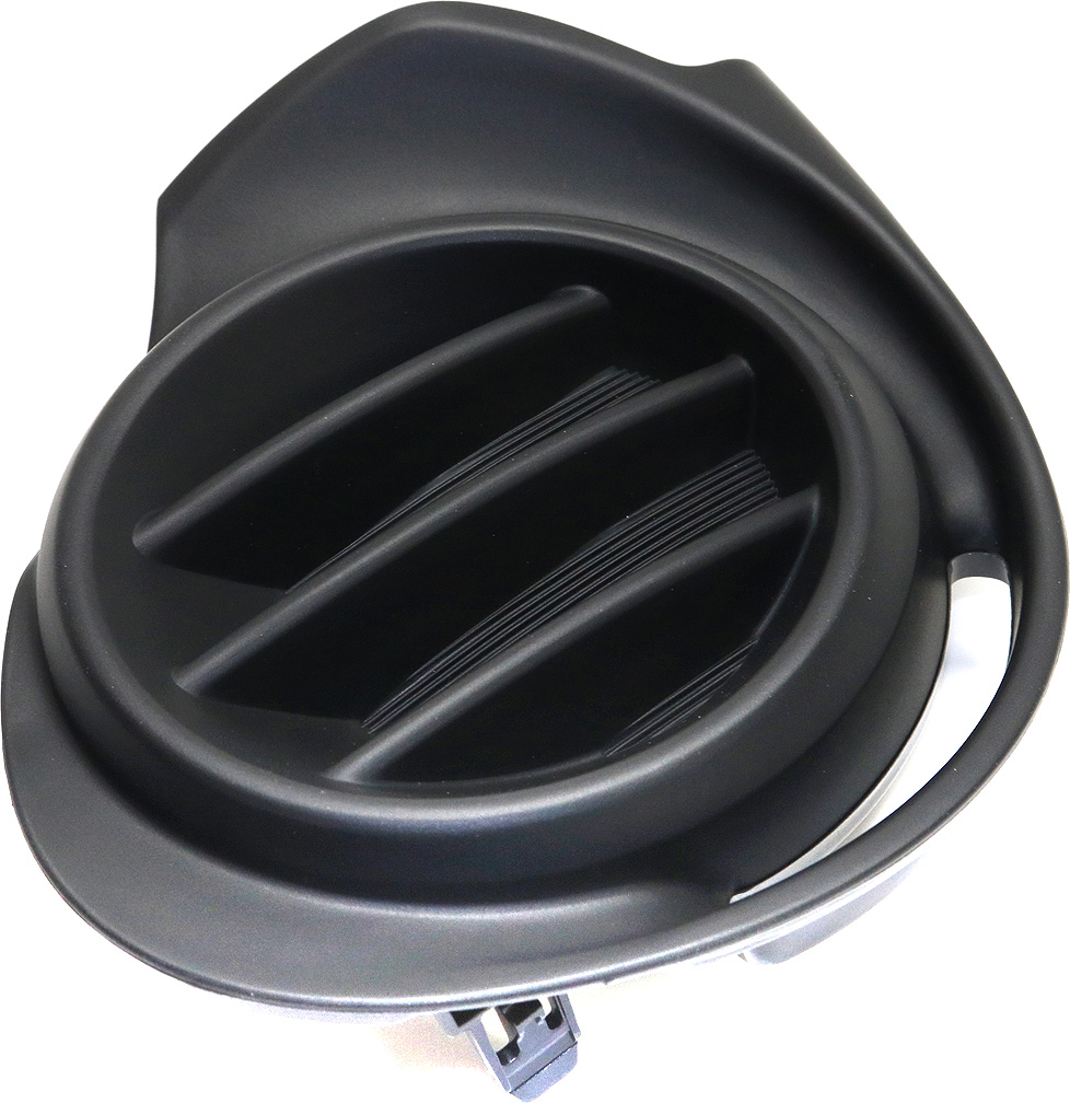 Fog Light Cover Compatible with 2015 Toyota Prius C Left Driver Textured Black