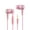 Pink #3, variant on Nrmrqz Electronics Earbuds, Wired with Microphone, Noise Isolating, In-Ear Headphones, Powerful Sound, Compatible with 3.5mm
