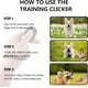 thumbnail image 4 of Silbato y clicker para adiestramiento canino, silbato para perros con cordón, clicker para perros, kit de adiestramiento de mascotas, ideal para adiestramiento de cachorros para perros que llaman, 4 of 5