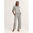 thumbnail image 3 of Joyspun Women’s Scoop Neck Sleepwear Tee with Short Sleeves, Sizes S-3X, 3 of 6