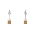 thumbnail image 2 of Yuarrent Base de Lugar Titular de la tarjeta Buffet Reserva Picture Clip Stand Vacaciones Banquetes de boda Fiesta Ajuste de la Decoraciones Nota musical 2piezas Yuarrent CBP190121, 2 of 6
