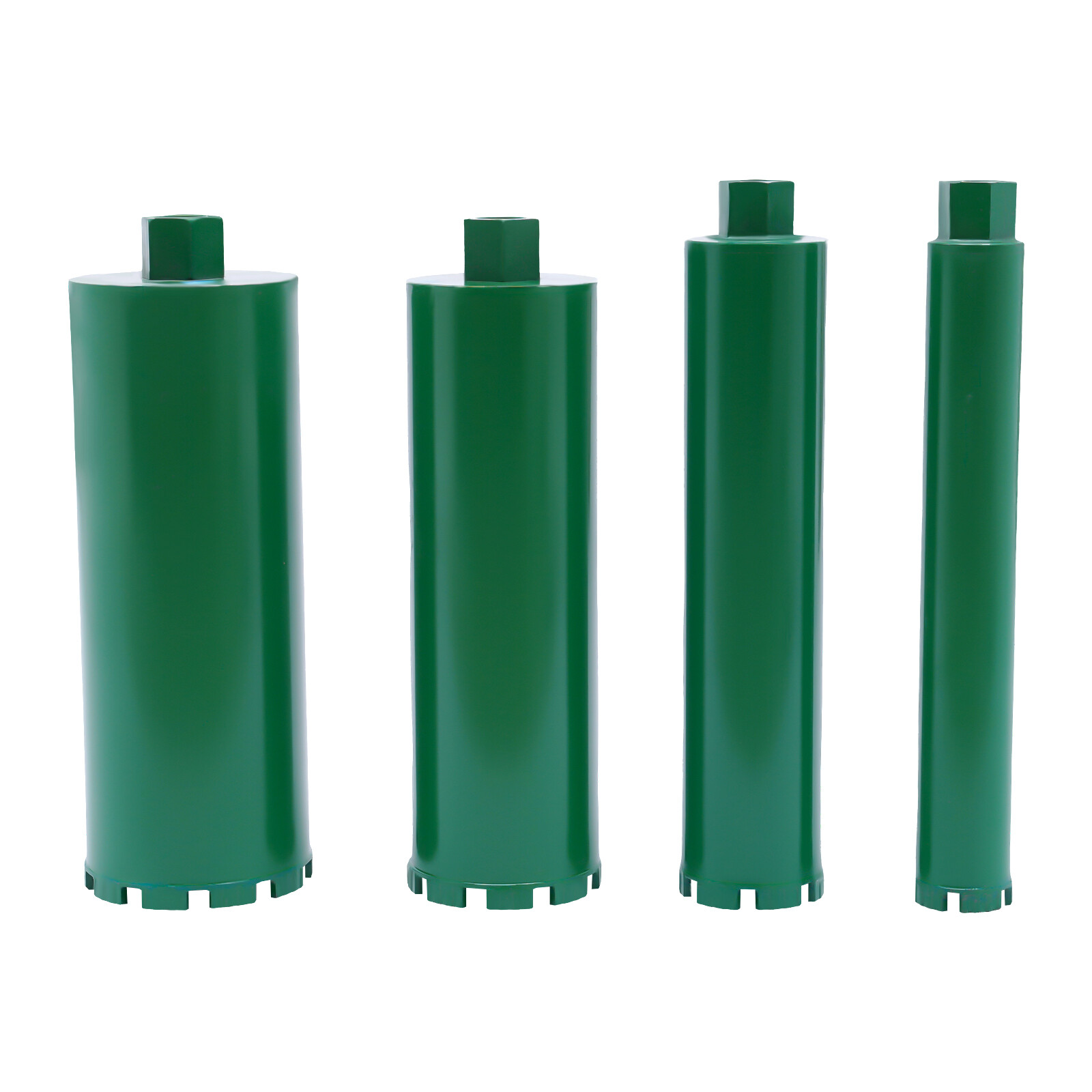 2/3/4/5in Set Wet Diamond Core Drill Bit for Hard Concrete Masonry 4 Drill Bits