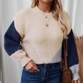 thumbnail image 4 of Winter Saving BeiFu Sweaters for Women Bohemian Long Sleeve Pullover Business Casual Tops Country Concert Outfits Casual Sweaters For Women Long Sleeve Shirts, 4 of 6