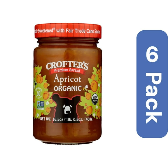 Crofters - Premium Spread Apricot - Case of 6-16.5 OZ