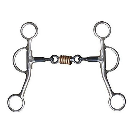 Showman Stainless Steel 5" Dogbone Snaffle Bit