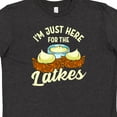 thumbnail image 4 of Inktastic Hanukkah Funny Here for Latkes Youth T-Shirt, 4 of 5