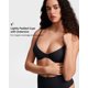 thumbnail image 3 of Sujetador INLYRIC Inbarely Plus Balconette, ligeramente acolchado, 34C, negro, 3 of 5