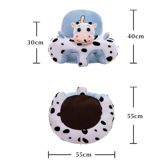 Silla para sentarse para bebé, asiento de apoyo para bebé, silla suave con forma de Animal, silla de comedor portátil, soporte para bebés